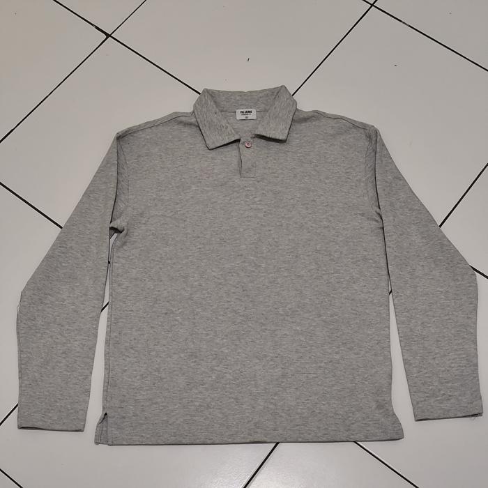 Kaos Polo Lengan Panjang FRJ JEANS Size S Oversize