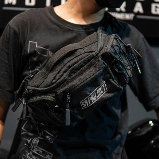[BARU] WAISTBAG SR-PROJECT SAMURAI BLACK PREMIUM QUALITY