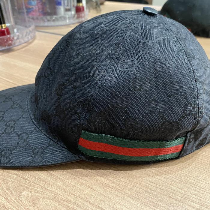 Gucci baseball cap hat black XL (Original Authentic 100%) preloved*