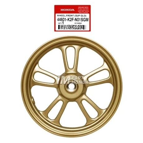 44601-K2F-N01SGM Velg Racing Depan Scoopy eSP K2F 2021 Gold Kuning