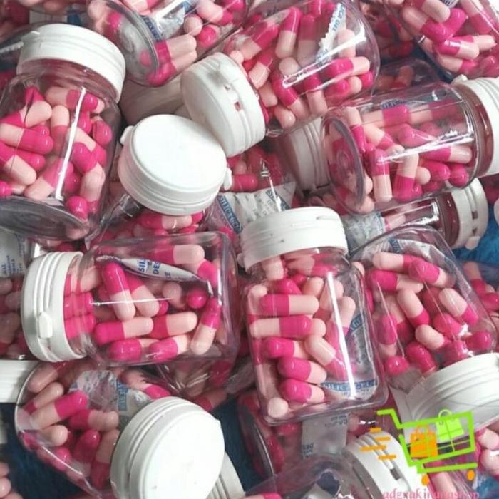 botol kosong untuk kapsul pinky