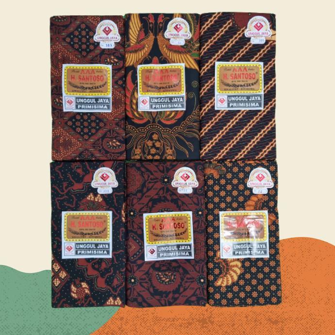 KAIN BATIK MOTIF JARIK BATIK DASAR HITAM