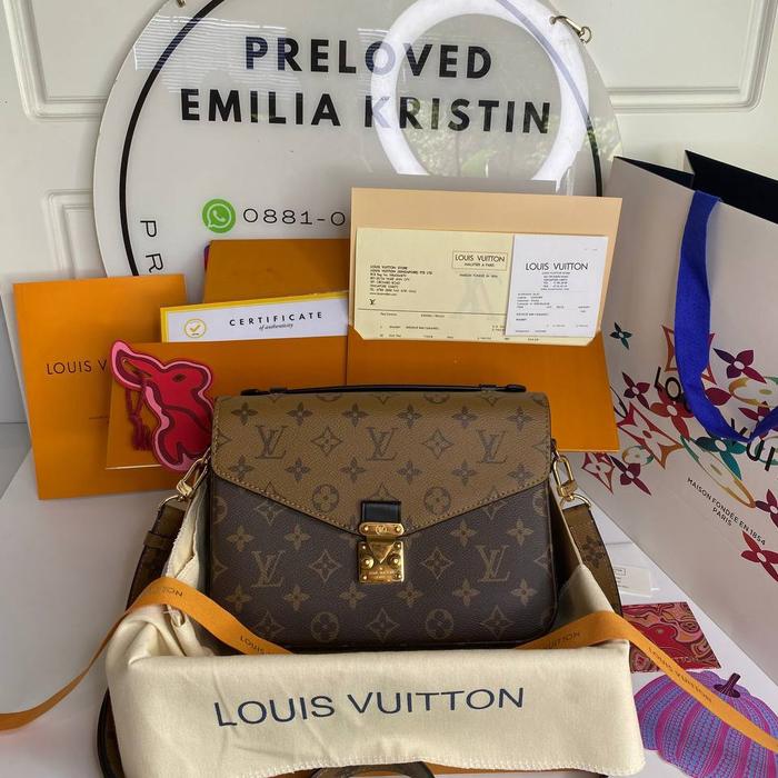 preloved pochette metis monogram two tone reverse authentic