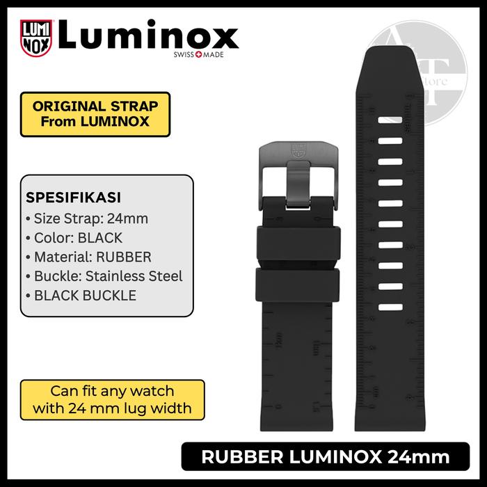 Tali Jam Luminox Rubber Strap Luminox Recon 8831.KM ORIGINAL