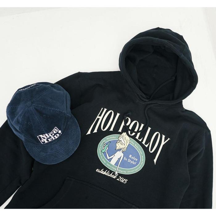 Ryu-56 Hoi Polloy - Hoodie Sweater Relax In Style (Black)