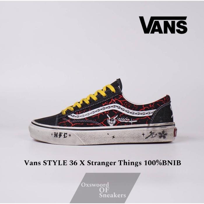Sepatu Vans STYLE 36 X Stranger Things Original BNIB