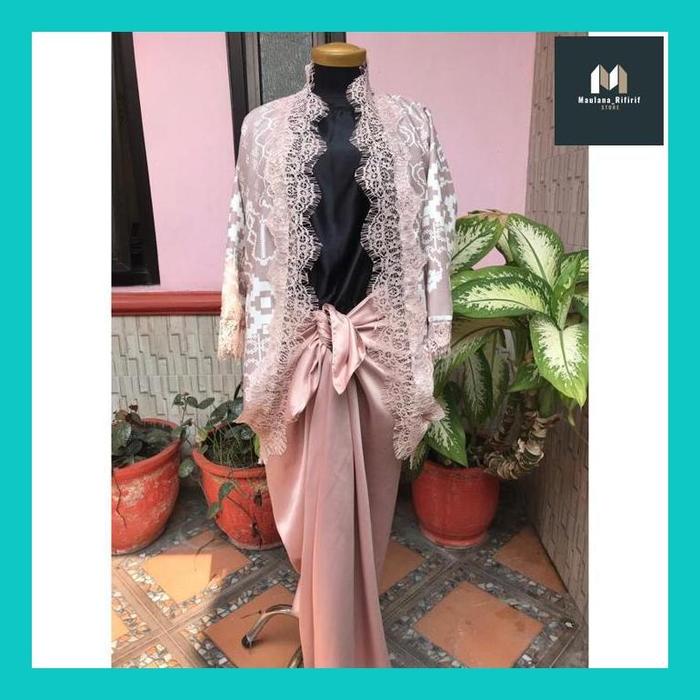 MAULA** OUTER VISCOSE LACE - NAGITA LACE OUTER - OUTER BATIK LACE -OUTER LACE CREAM-OUTER LACE MURAH