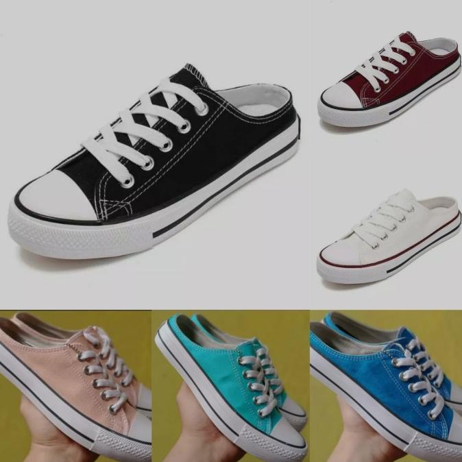 BEST PRODUK SEPATU SANDAL SNEAKERS CONVERSE ALL STAR WANITA/PRIA SLIP ON TERLARIS