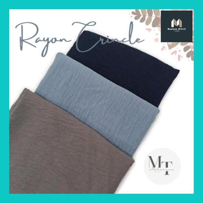 MAULA** KAIN RAYON KRINKLE / KAIN CRINCLE AIRFLOW/ KAIN CRINKLE MURAH /KAIN CRINKLE HARGA PER 0,5M