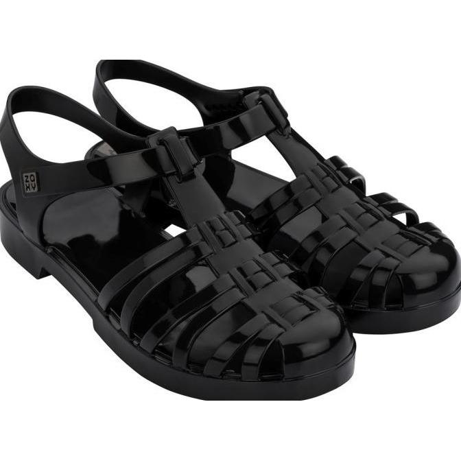 BEST PRODUK BACK SEPATU SANDAL WANITA ZAXY BE YOURSELF AD BLACK