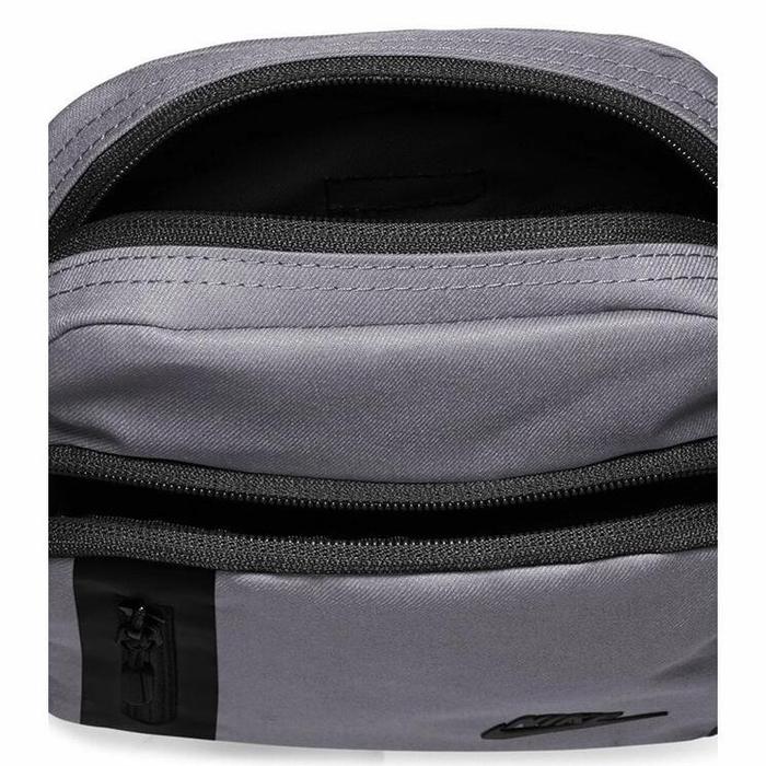 Original 100% Tas Sneakers Nike Tech Small Items Bag Abu Grey Ba5268-021 Slingbag Original