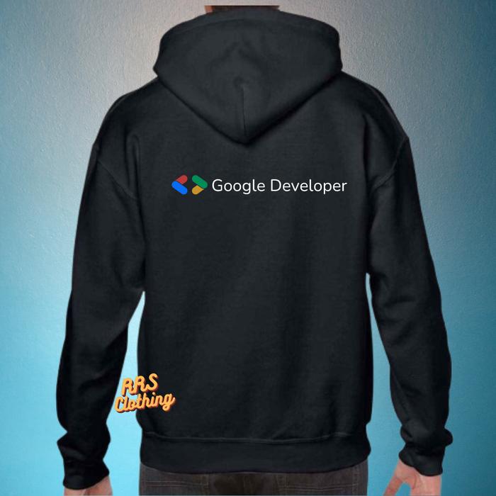 Jaket Hoodie Programmer Google Developer Devfest Buku Coding