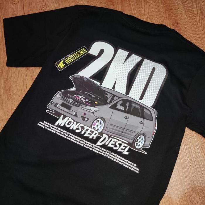 Kaos Innova 2KD Innova Reborn Cumi Darat 2KD Powered Monster Diesel Kaos Mobil diesel Otomotif selal