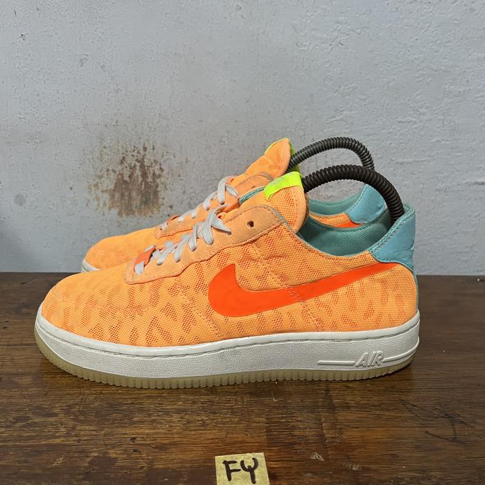 Sepatu second ori nike af1 low TXT orange mesh size 38