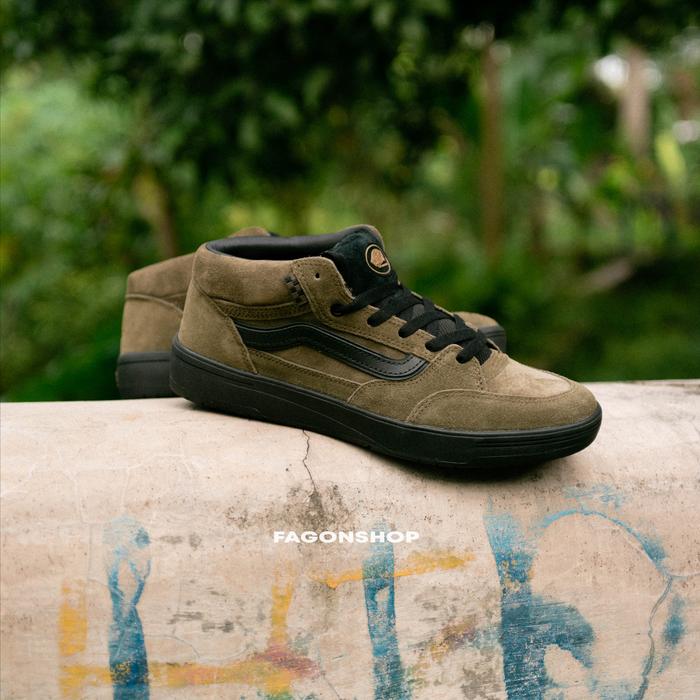 VANS ZAHBA MID BEATRICE DOMOND "DARK OLIVE" ORIGINAL 100% - BNIB