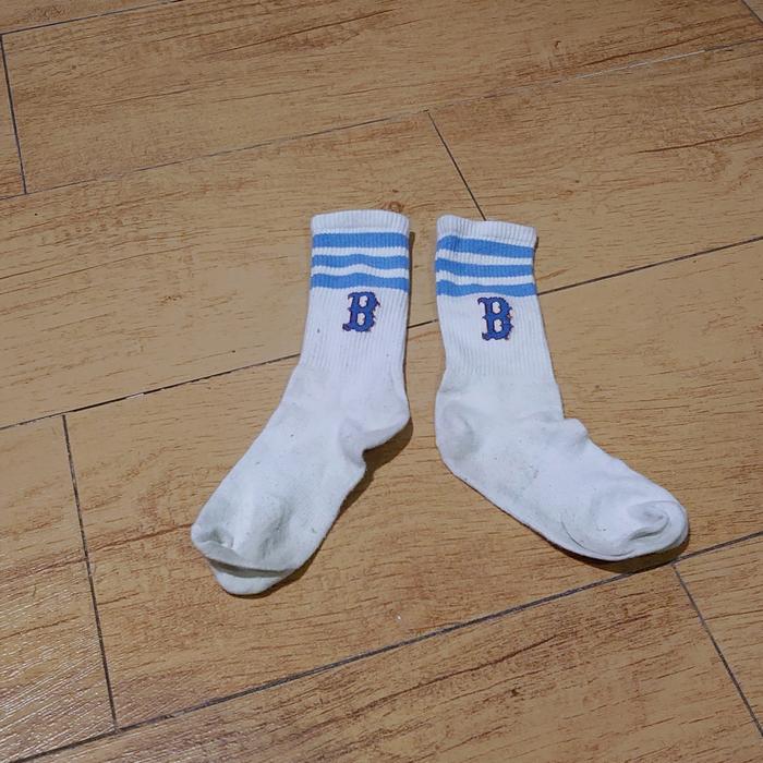 Kaos Kaki Sock Brand Thrift Second Wear Outdoor Original Performance Casual By MLB Boston Red Sox