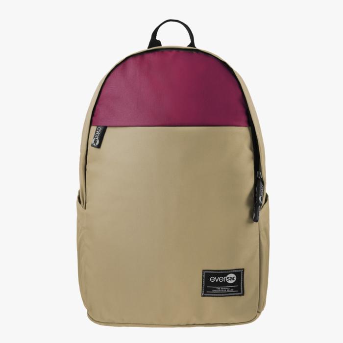 Paling Murah / Jaminan Original/  Eversac Neo III Backpack Khaki Maroon / Tas Sekolah anak / Tas Kul