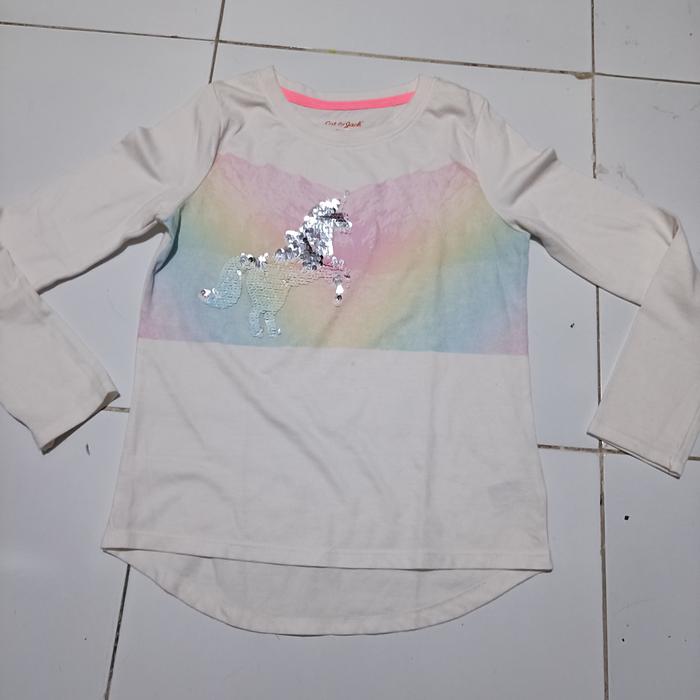 Baju Atasan Lengan Panjang merek Cat & Jack anak perempuan premium branded preloved second