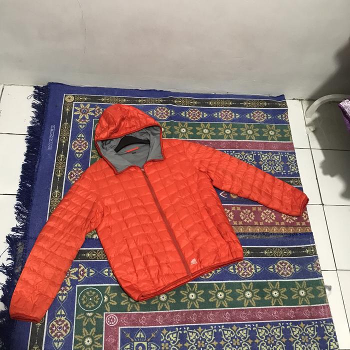 JACKET PUFFER UNIQLO ORANGE