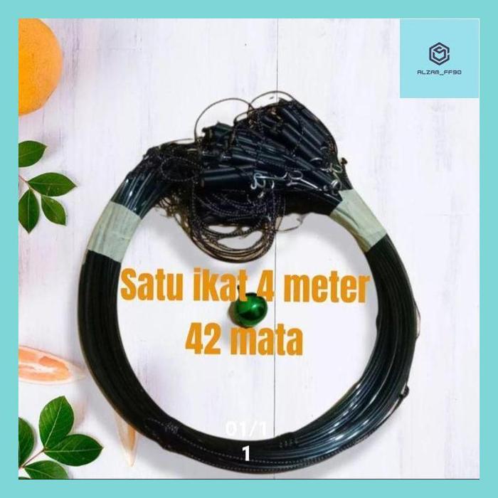 Alzam 1 Ikat Racik Ruak Ruak 4 Meter 42 Mata Bonus Kincringan