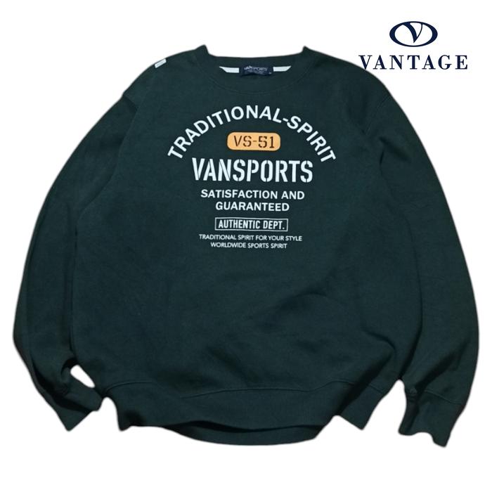 Vintage 90's Crewneck Switer Vans Sport Football Team