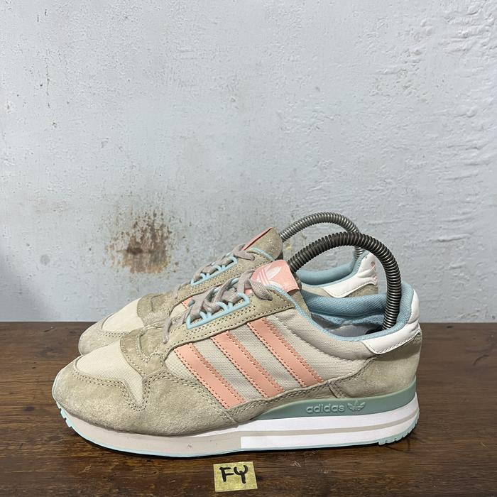 Sepatu second ori adidas zx 500 beige size 36