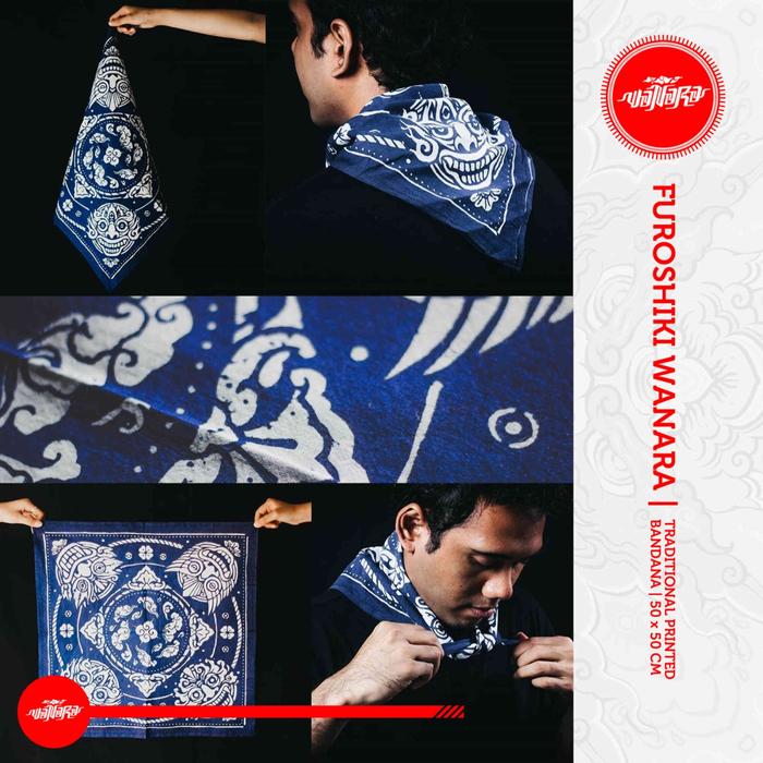 Furoshiki Wanara Kain Scarf