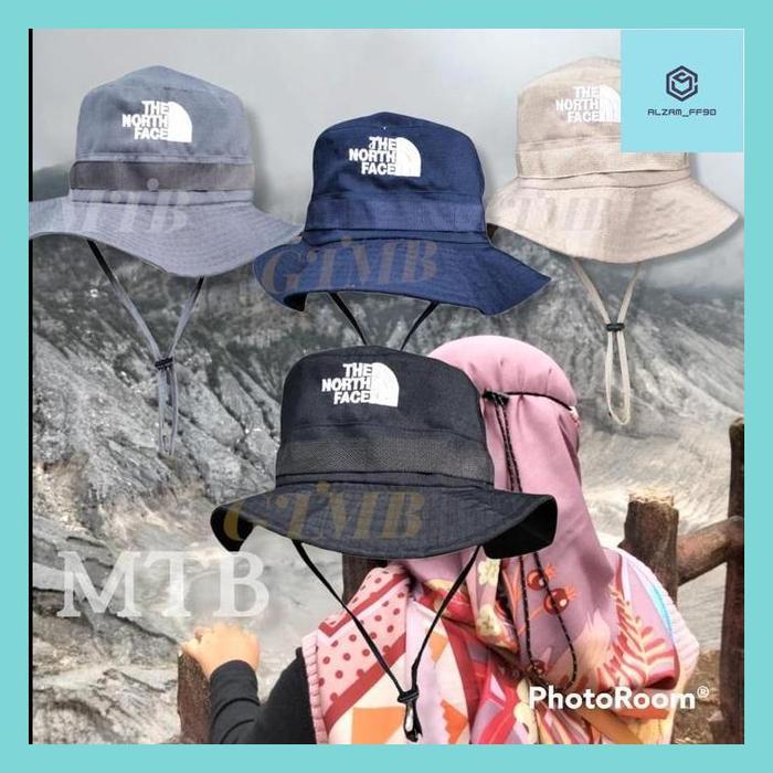 Alzam Topi Rimba Tnf Summit Series / Topi Outdoor / Topi Bucket Pendaki Gunung