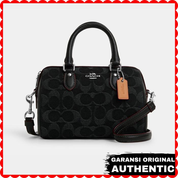 Tas Coach Wanita Mini Rowan Crossbody Black Original Store Branded Authentic