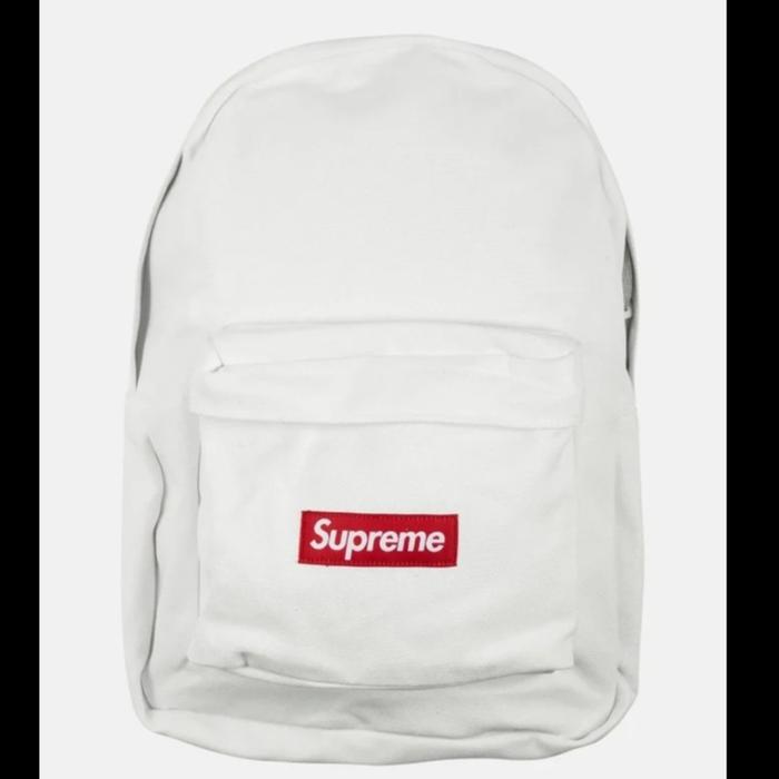 tas bagpack supreme original white
