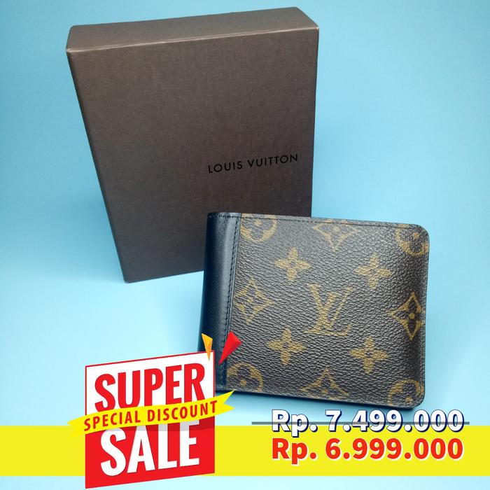 louis vuitton dompet wallet Monogram Macassar original