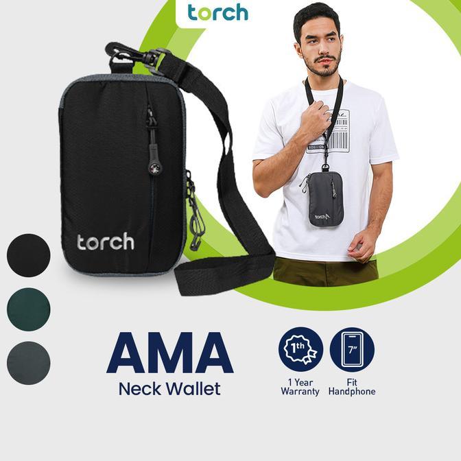 Tercepat Torch Dompet Gantung Leher Kartu - Hanging Wallet Card Holder HP Ama Terviral