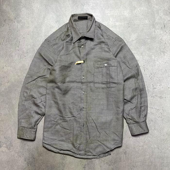Kemeja Flanel Wool Guy Laroche Size M Second