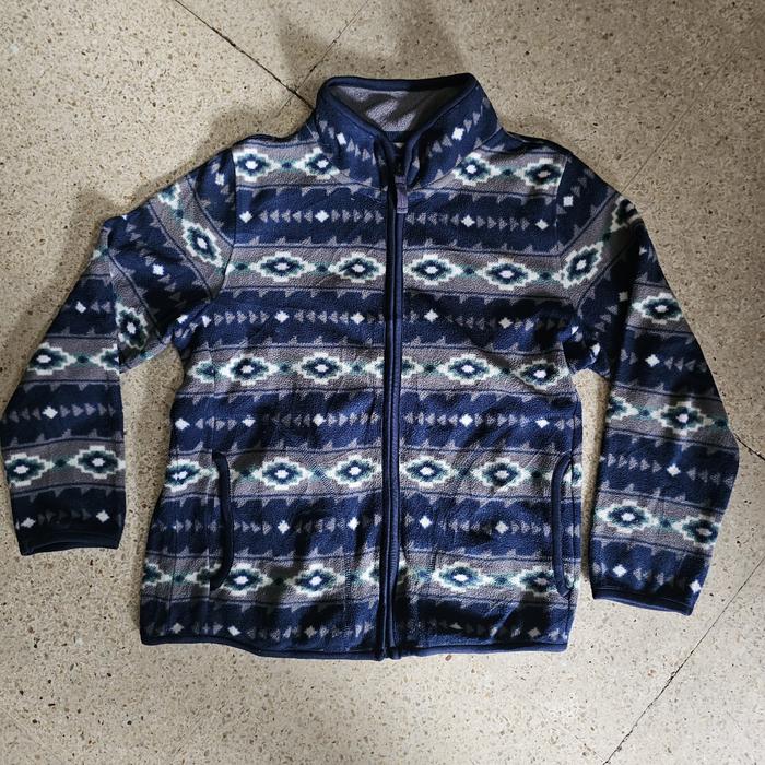 jaket uniqlo anak motif navajo