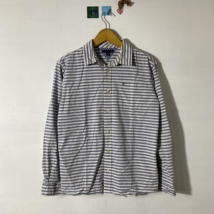 KEMEJA TOMMY HILFIGER STRIPE SECOND 001
