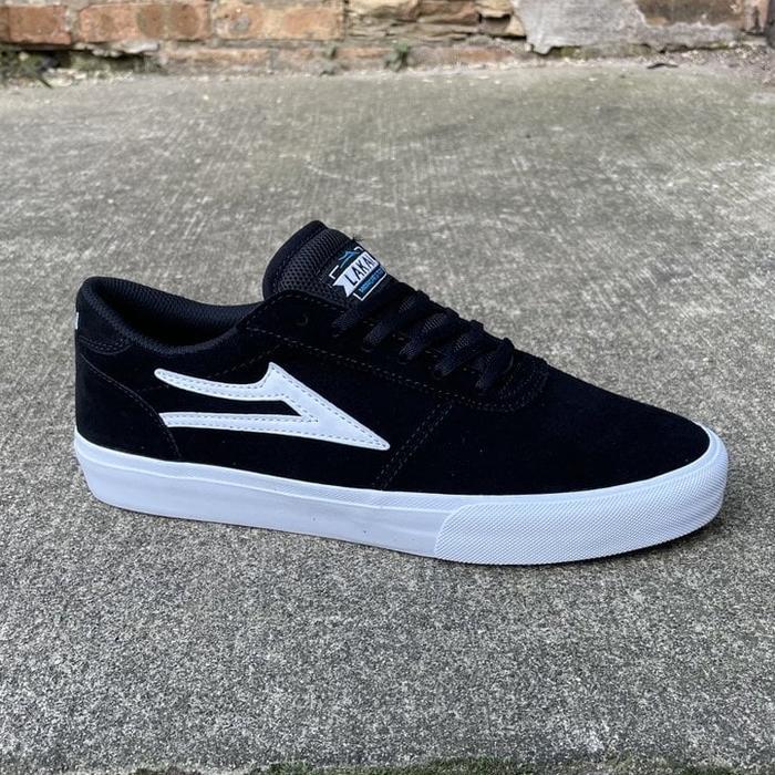 LAKAI MANCHESTER - BLACK WHITE SUEDE