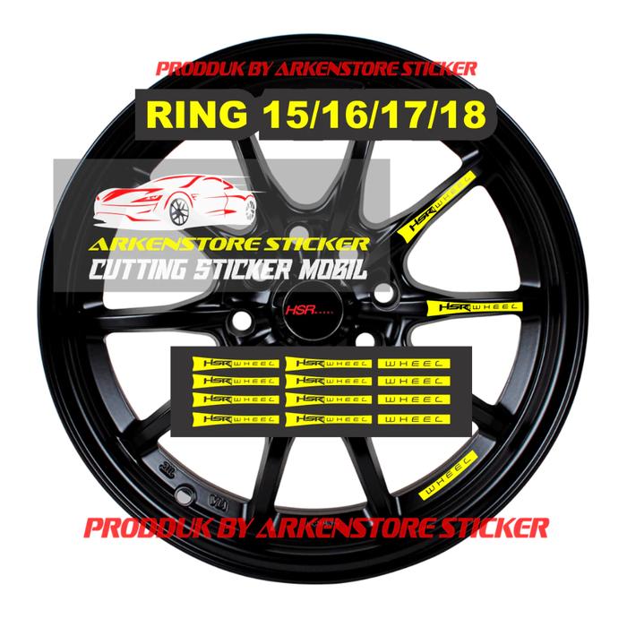 Sticker hsr wheel stiker velk mobil sticker velk mobil hsr wheel sticker volk mobil hsr wheel 12pcs