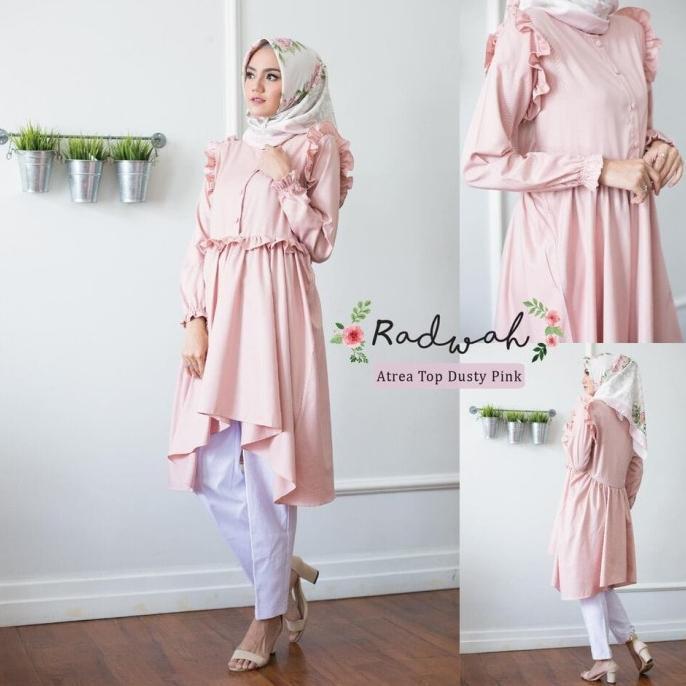 Tunik Toyobo - Radwah ATREA TOP DP - Blouse Muslimah Branded All Size