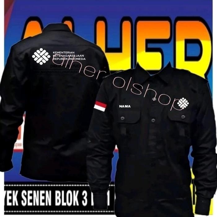 kemeja kemnaker baju kemnaker seragam kemnaker Pdh kemnaker