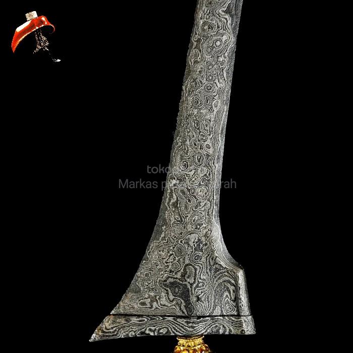 Keris Brojol Pamor Mrutu Sewu Tangguh Tuban Gagah Istimewa Sepuh Kuno