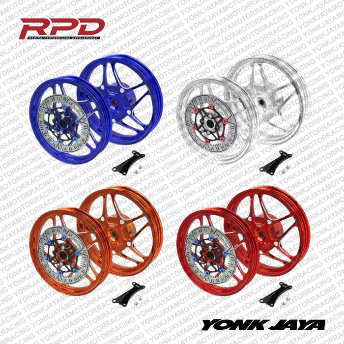 BUNDLE VELG RPD CASTING WLEEL SET GALAXY + PIRINGAN / DISC BRAKE RPD MATRIX 260MM ALL NEW BEAT / ALL