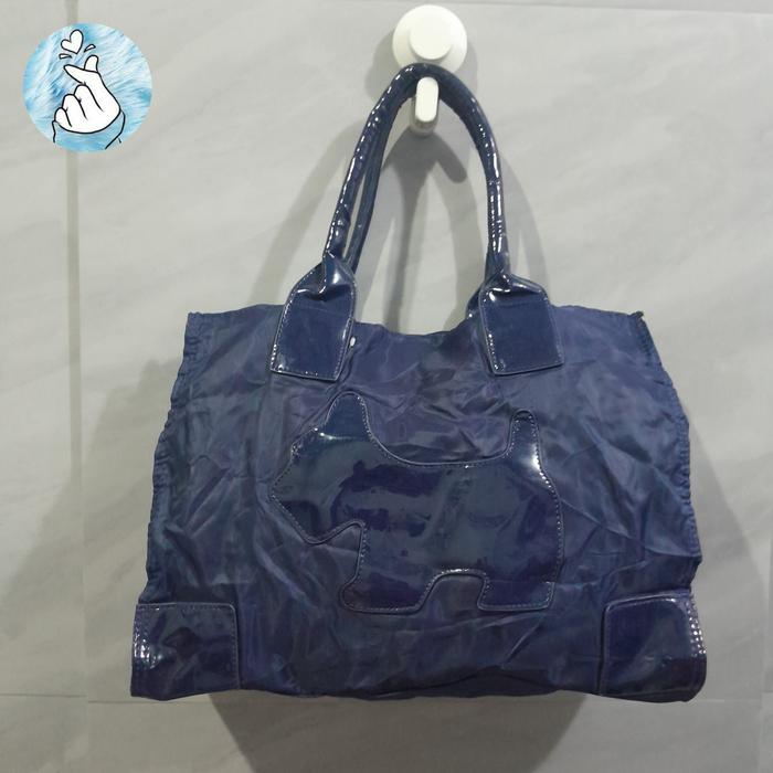 Preloved tote bag navy Agatha