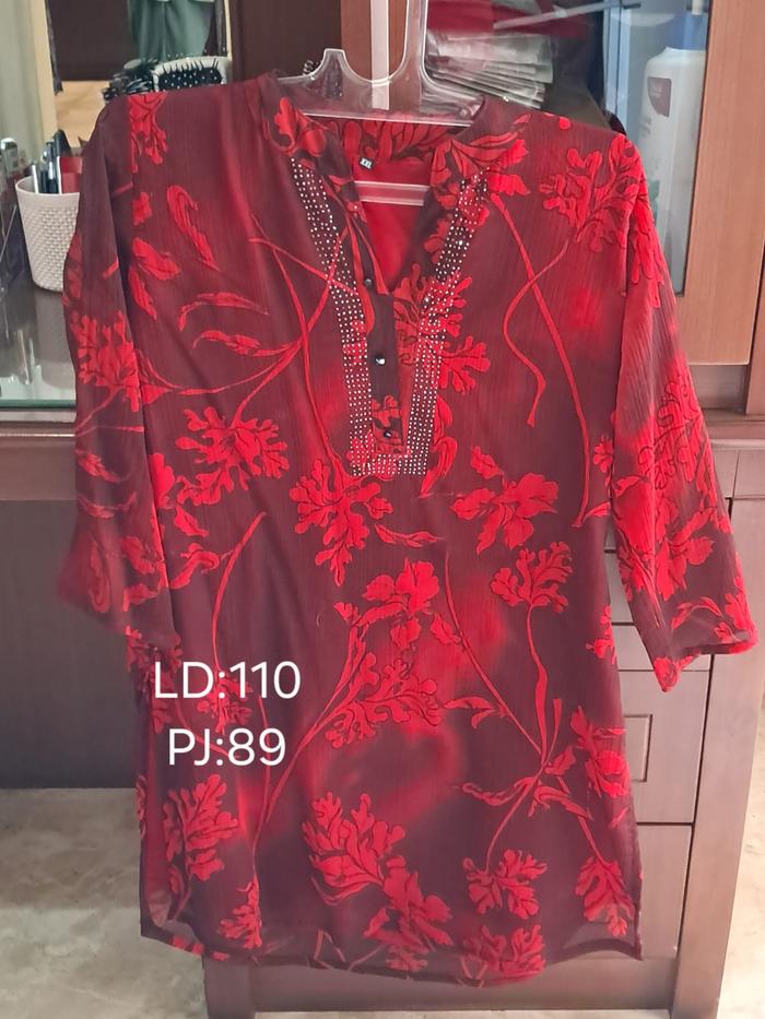 BAJU ATASAN IMPORT PRELOVED BLOUSE LD 110 PJ 89