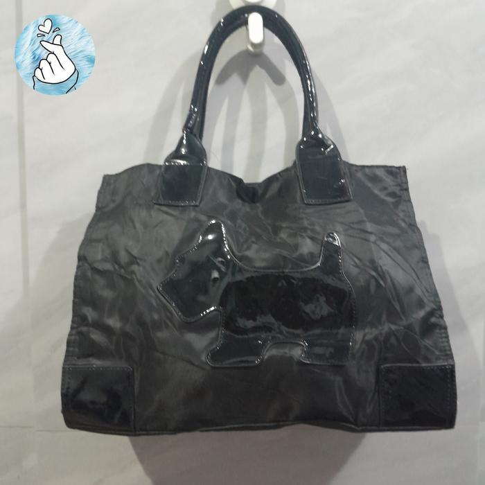 Preloved tote bag hitam Agatha