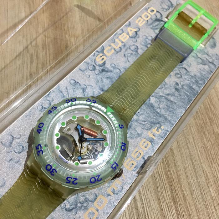 Swatch Scuba 200 “Blue ice” SDK107