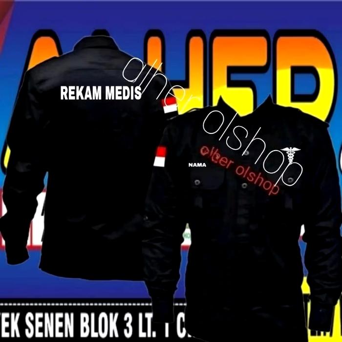 kemeja rekam medis baju rekam medis seragam rekam medis kemeja medical