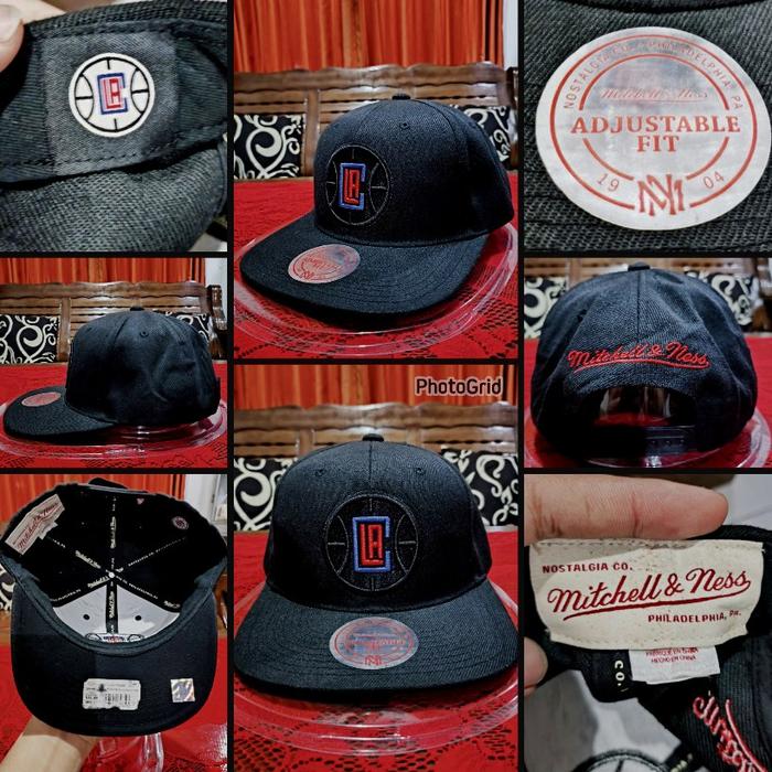 TOPI SNAPBACK LA CLIPPERS NBA SIZE: OSFM ORIGINAL AUTHENTIC MITCHELL & NESS