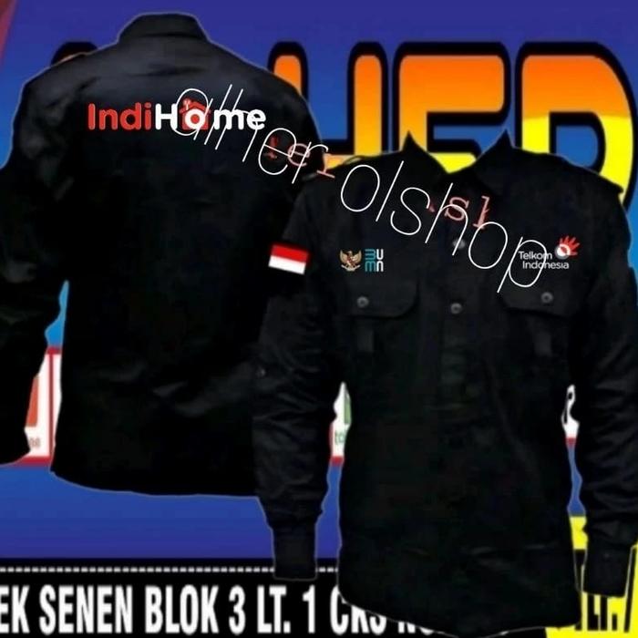 kemeja Indihome baju Indihome seragam Indihome Pdh Indihome Pdl Telkom