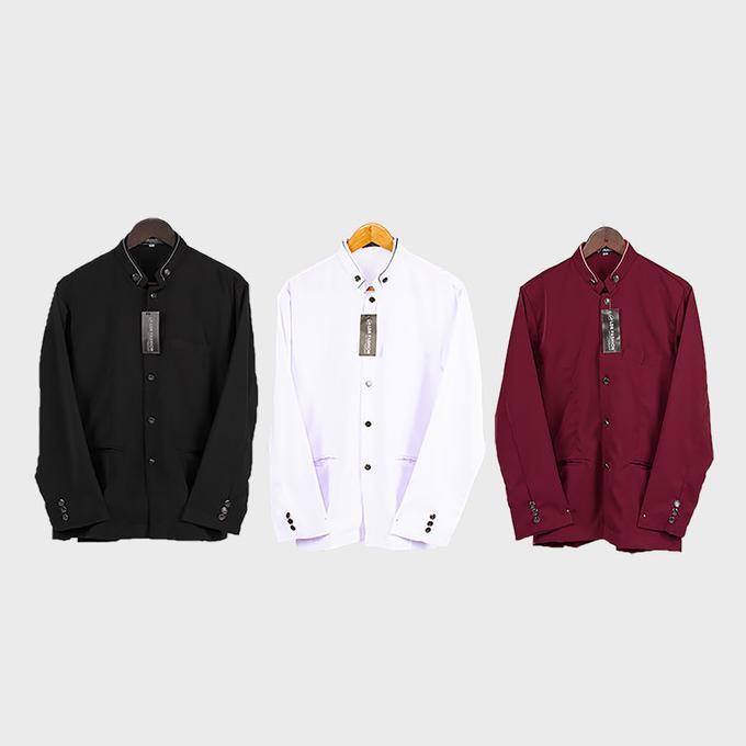 Baju Koko - Jasko Polos Putih Elegan