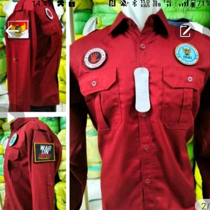 kemeja Bnn baju BNN seragam Bnn BPD BNN Pdl BNN baju kerja Bnn